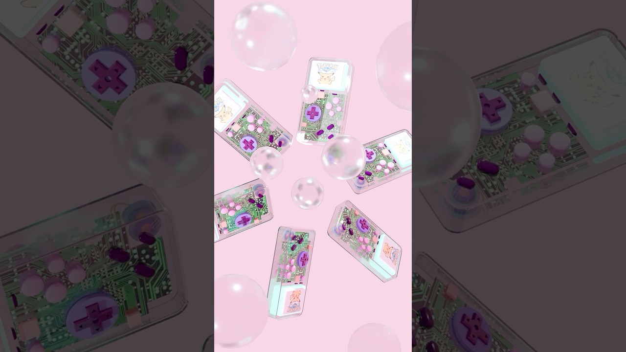 3D design: Gameboy — reel