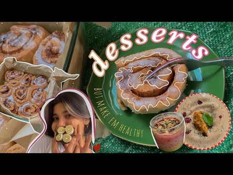 healthy desserts anyone (yes, i am talking to YOU) can make at home // easy, vegetarian and so good