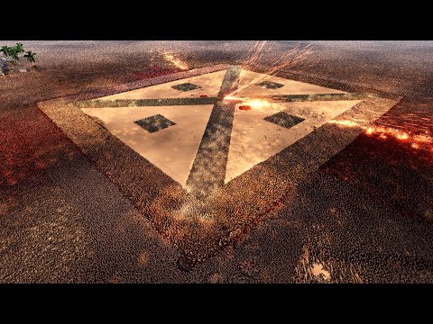 10,000,000 Orc Warriors Attack SUPERSHERMAN Patrol - Epic Battle Simulator 2 - UEBS 2