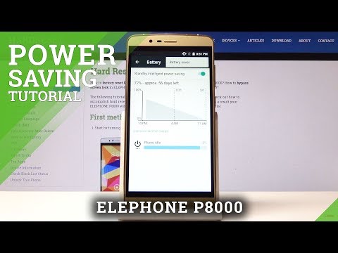 Power Saving Mode in ELEPHONE P8000 - Enable Battery Saver