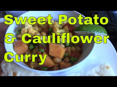Sweet Potato and Cauliflower Curry - Sweet Potato Curry recipe