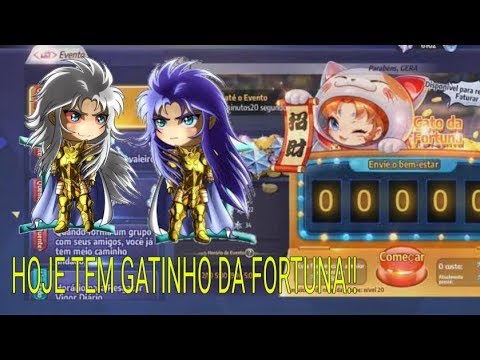 GIRANDO O GATINHO +  NOVA ATUALIZAÇÃO+ MANGA DO CAMUS - saint seiya awakening