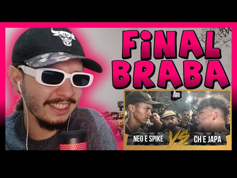 (FINAL INSANA) NEO E SPIKE X JAPA (BA) E CH (ES) - GRANDE FINAL - BATALHA DO COLISEU | REACT BAUEB