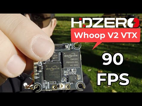 HDZero Whoop V2 - Durable, 90 FPS, Plug-and-Play Performance