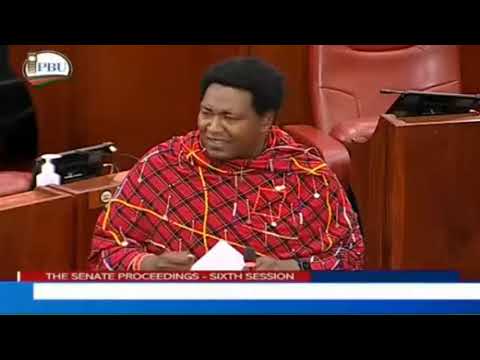 I tried to go against Raila but God gave me wisdom!Ole Kina showers Baba with praises in Senate!