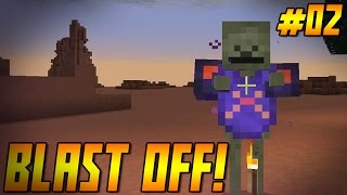 BLAST OFF! Ep 02 - &quot;Ice Cold Insanity!!!&quot; (Minecraft HQM Modpack)