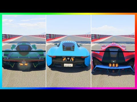 GTA 5 DLC NEW FASTEST SUPER CAR IN GTA ONLINE! - BEST SUPER CARS SPEED TEST COMPARISON VS NEW CARS!