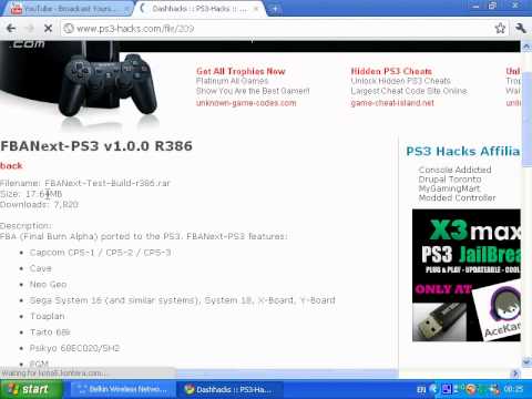 comment installer fbanext ps3