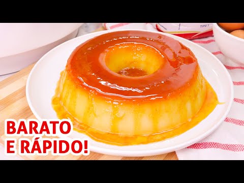 Pudim de Trigo de Padaria Cremoso: Receita Simples no Liquidificador