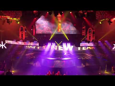 Hakkasan Las Vegas Nightclub New Years 2018 Light Show Intro Test