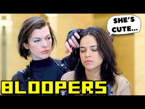 HILARIOUS MICHELLE RODRIGUEZ BLOOPERS (Resident Evil, Fast and Furious, Dungeons & Dragons, Avatar)