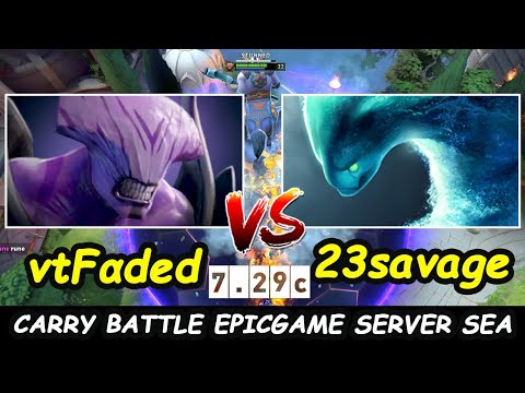 Epicgame Server SEA Carry Battle - T1 23savage Morphling vs vtFaded Faceless Void Dota 2 Gameplay