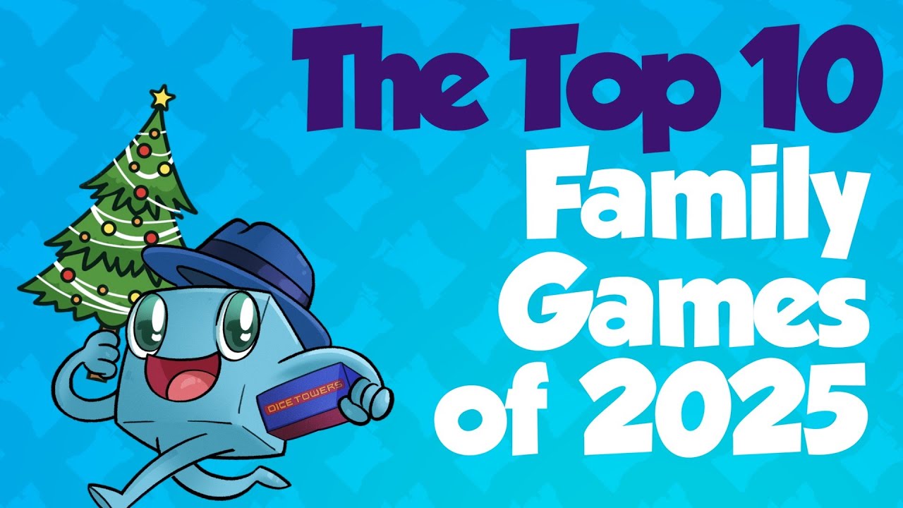 Top 10 Family Games of 2025 - with Tom Vasel