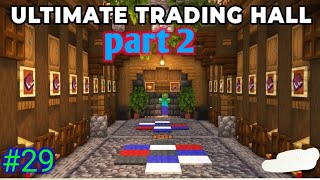 Minecraft: How to Build a Villager Trading Hall #minecraft #trending #long