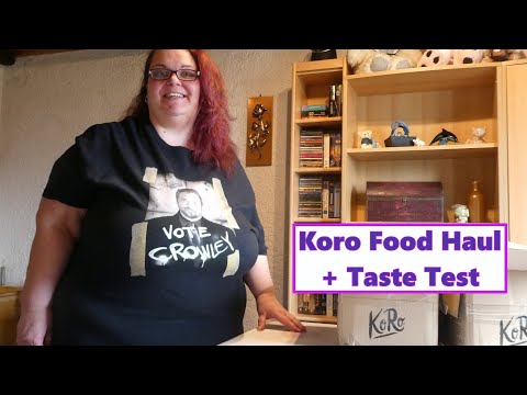 Koro Food Haul und Taste Test - Meine erste Koro Bestellung