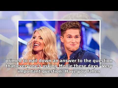 strictly come dancing's mollie king and aj pritchard asked if they're in love on live tv