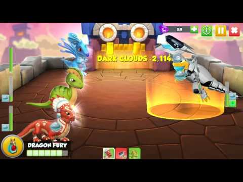 Dragon mania legends :Defeating Boss Dragon CRANKSTER.