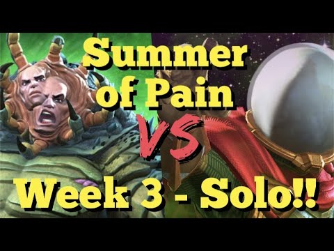 MCOC - Summer of Pain - Week 3 - Immortal Abomination VS Mysterio - Solo!!