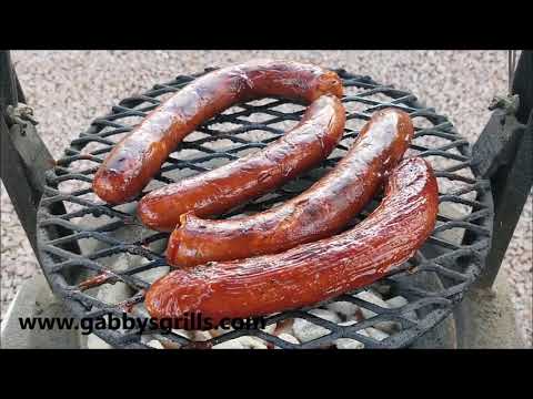 BBQ Polish Kielbasa on a Gabby's Grill