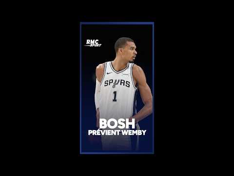 Chris Bosh CONSEILLE WEMBY, gêné par des caillots sanguins