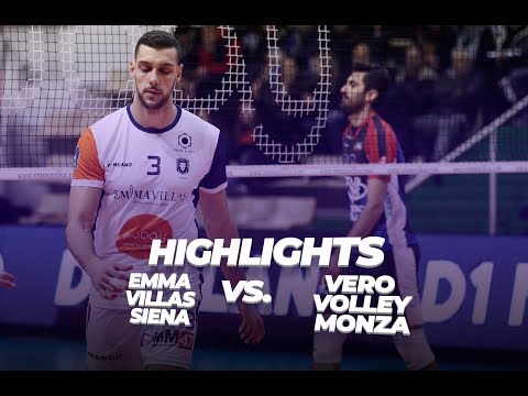 HIGHLIGHTS - Emma Villas Siena VS Vero Volley Monza - 12 round 1st half