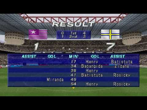 Winning Eleven 2002 - PS1 - MASTER LEAGUE