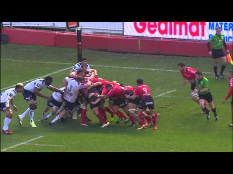 TOP 14 - Toulon-Agen: 53-23 - Essai Bryan Habana (TLN) - J10 - Saison 2014/2015