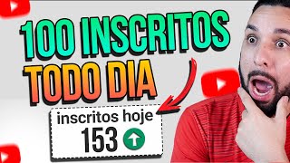 [COMPROVADO] Como Ganhar 100 Inscritos por dia no seu canal do Youtube