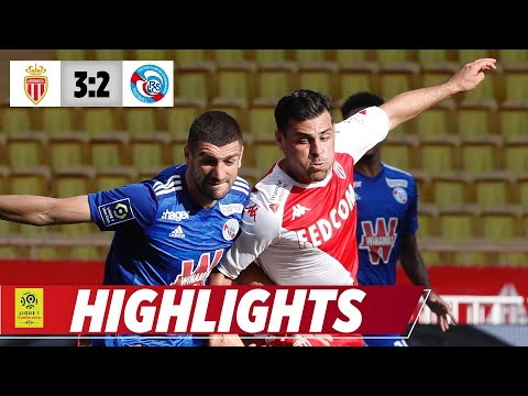 Volland und Ben Yedder tüten den Sieg ein! | AS Monaco - Racing Straßbourg | Ligue 1 | Highlights
