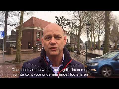 Lijsttrekker Eef Stiekema van de Houtense VVD