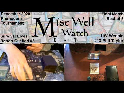 December 2020 Premodern Monthly - Final Match - Survival Elves vs UW Weenie