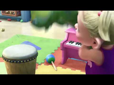 everyone gets attacked at caterpillar room again (toy story 3 rough play crossover)