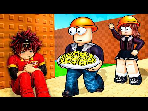 😱 МЕНЯ УСЫНОВИЛИ ТРИЛЛИОНЕРЫ в Kick a lucky block в РОБЛОКС!