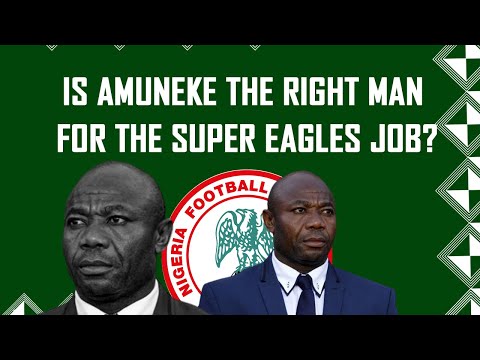 Shin Emmanuel Amuneke shine mutumin da ya dace da aikin Super Eagles?
