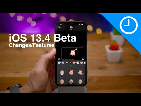 New iOS 13.4 BETA 1 features / changes! - 9 Memoji Stickers, CarKey, iCloud Drive folder sharing!