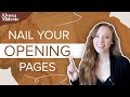 How To Nail Your Novel Opening And Hook Your Reader Advice From A Book Editor