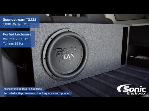 SoundStream T5.122 Car Subwoofer | Bass Demo