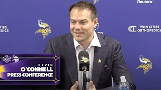 Kevin O'Connell Talks About Drafting J.J. McCarthy & Dallas Turner In Round 1 of The 2024 NFL Draft