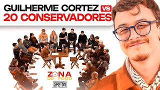 1 ESQUERDISTA vs 20 CONSERVADORES! ZONA DE FOGO (ft. CORTEZ)