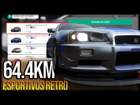 Forza Horizon 4 - CORRIDA de 64.4KM com ESPORTIVOS CLÁSSICO de LEILÃO