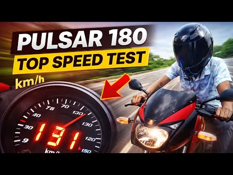 Pulsar 180 REAL Top Speed Test 😱 | Shock Result