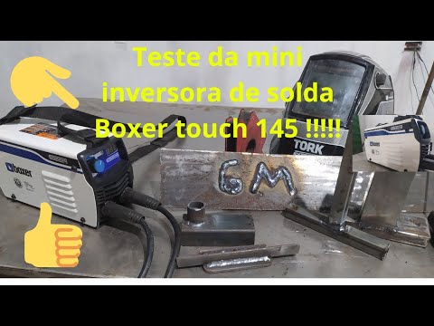 inversora de solda touch 145 da Boxer testado e aprovado !