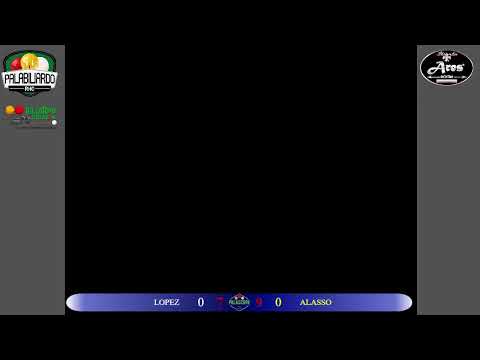 26 Ottobre  2021 -Lopez Vs Alasso  Dal Palabiliardo Rho