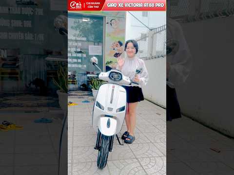 Giao xe Victoria AT88 pro cho bạn học sinh cấp 3 #xedien #xe50cc #xediengiare #muaxetragop