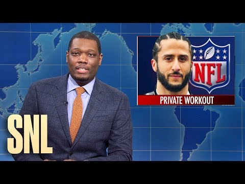 Weekend Update: Colin Kaepernick Works Out, World's Largest Starbucks - SNL