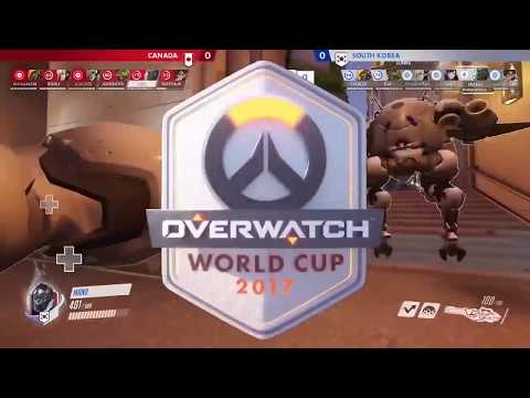 Canada vs South Korea Overwatch World Cup Final 2017