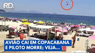 Era o Primeiro Voo do Piloto do Avião que Caiu no Mar de Copacabana | Rastro da Notícia