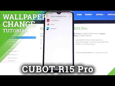 How to Change Wallpaper on CUBOT R15 Pro – Refresh Home Screen