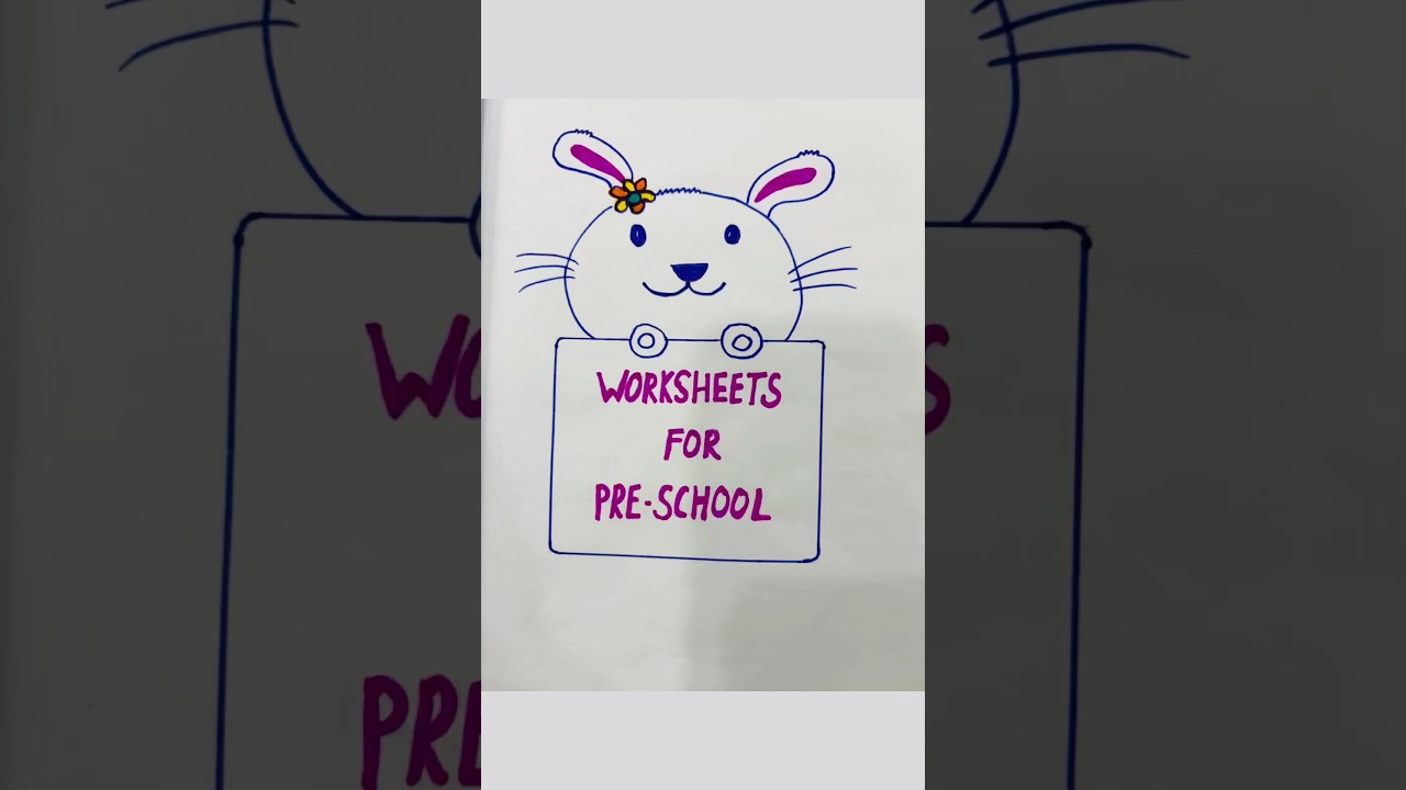 ✏️ Preschool Worksheets Idea | Fun Learning for Kids 🐰