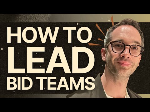 How to Lead a SUCCESSFUL Proposal Team